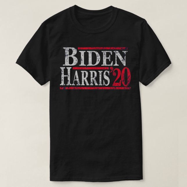 Retro Biden Harris 2020  T Shirt (Design framsida)