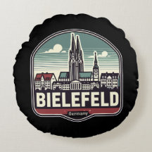 Retro Bielefeld Stadssiluett