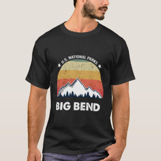 Retro Big Bend nationalpark T Shirt