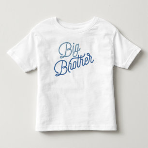 Retro Big Brother Colorful Blue T Shirt