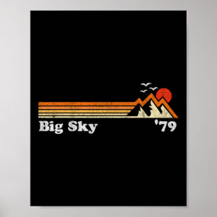Retro Big Himlar Ski Resort Colorado Snowboard Ski Poster