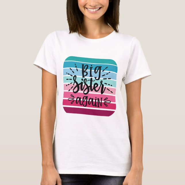 Retro Big syster igen T Shirt (Framsida)