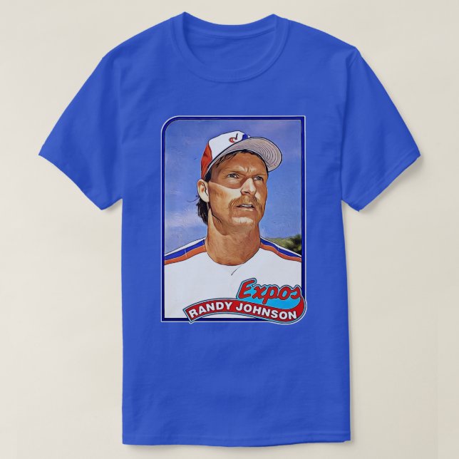 Retro Big Unit Baseball Rookie T Shirt (Design framsida)
