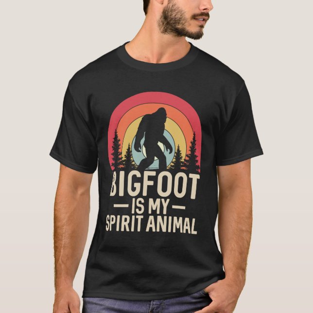 Retro Bigfoot är min själ T Shirt (Framsida)
