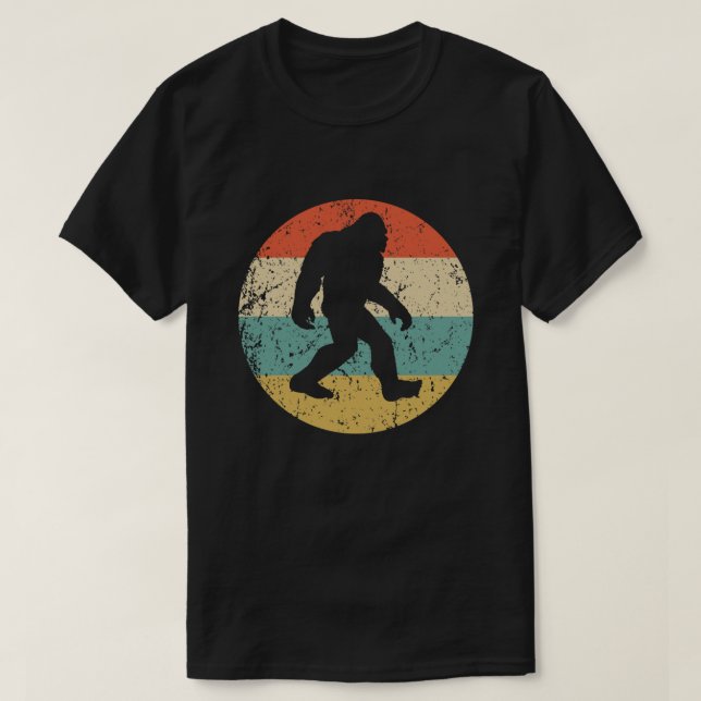 Retro Bigfoot Sasquatch-ikon Essential T-Shirt (Design framsida)