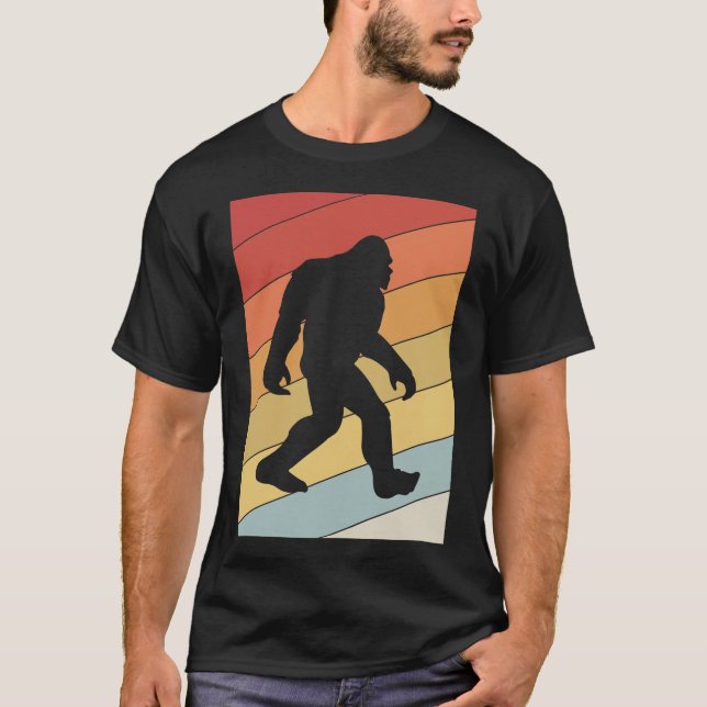 Retro Bigfoot T Shirt (Framsida)