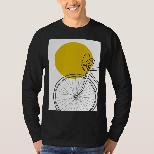 Retro Bike Sports Fitness Work Out Training T Shirt (Framsida)