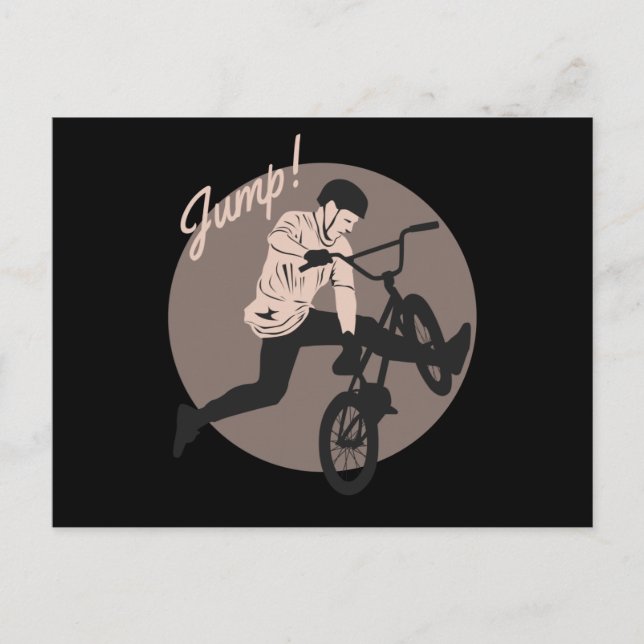 Retro Biker Design - Hoppa Vykort (Framsida)