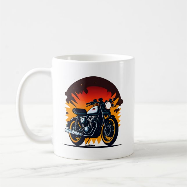 Retro-Biker Kaffemugg (Vänster)