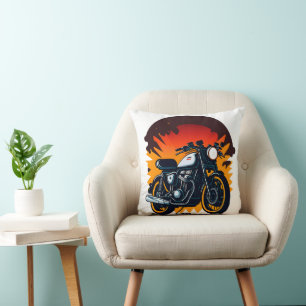 Retro-Biker Kudde