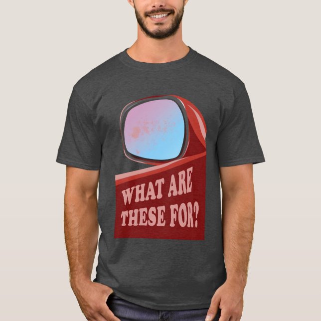 Retro bil backspegeln gåva gåva t shirt (Framsida)