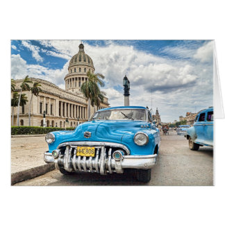 Retro-bil Hälsningskort