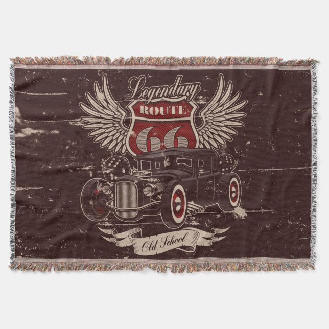 Retro-bildesign Filt (Framsidan)