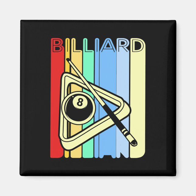 Retro Billiard Magnet (Framsidan)
