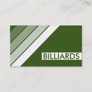 retro BILLIARDS Visitkort