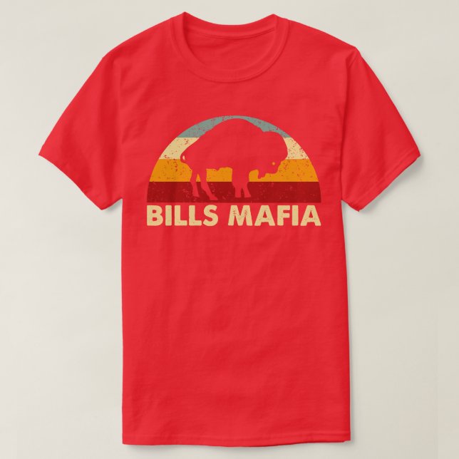 Retro Bills Mafia T Shirt (Design framsida)