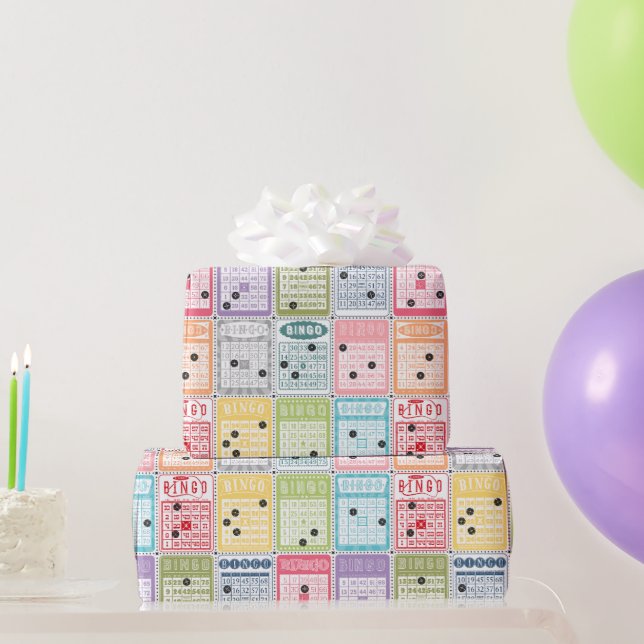 Retro Bingo Presentpapper (Festgåvor)