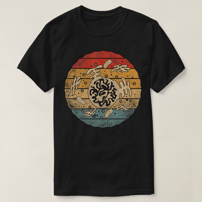 Retro-biologi T Shirt (Design framsida)
