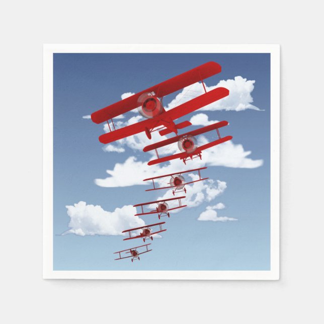 Retro-bioplan Pappersservett (Framsidan)