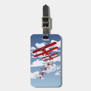 Retro Biplane Bagagebricka