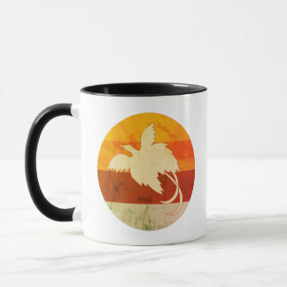 Retro Birdof Paradise Sunset Mugg
