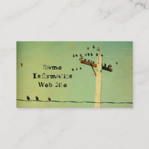 Retro Birds Visitkort