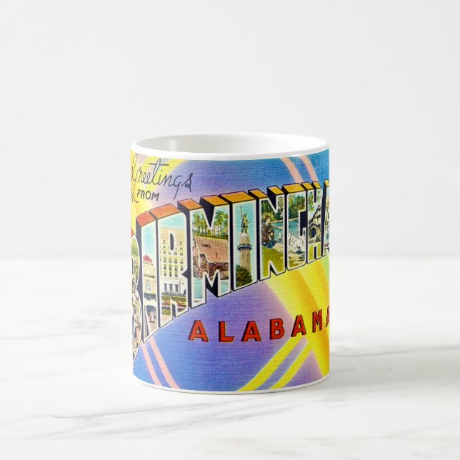 Retro Birmingham AL Postcard Mugg (Center)