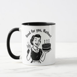 Retro Birthday Cheer Gift Mugg