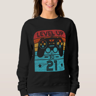 Retro Birthday-videospel 21 år gammal spelnivå T Shirt
