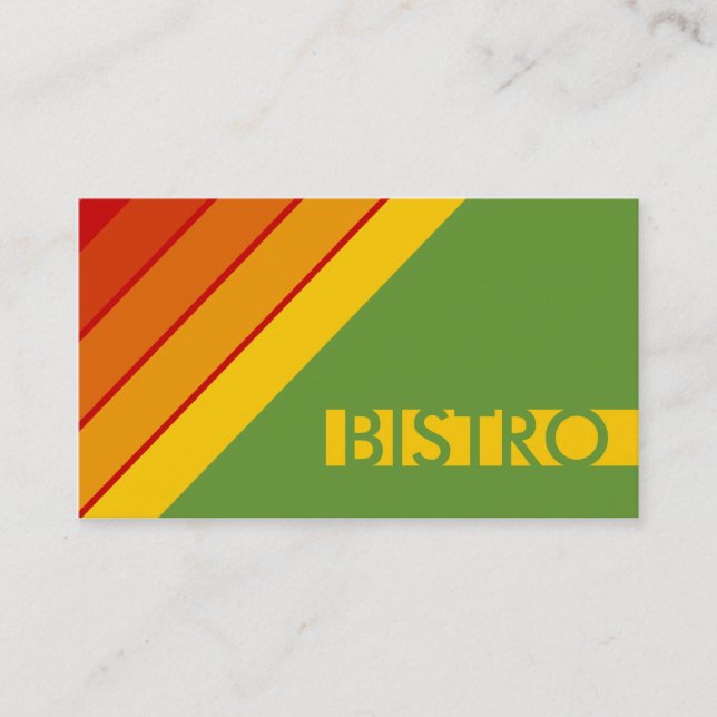 retro BISTRO Visitkort (Framsida)