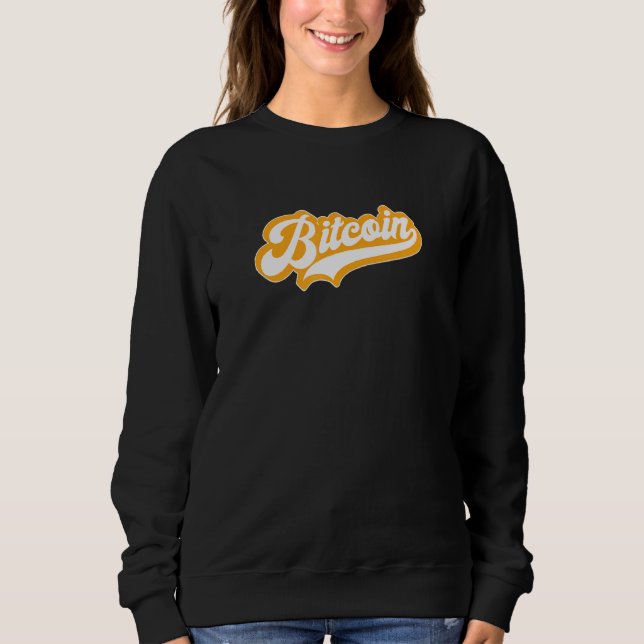 Retro Bitcoin T Shirt (Framsida)