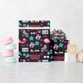 Retro black 80s Costume Vibrant culture pop Presentpapper