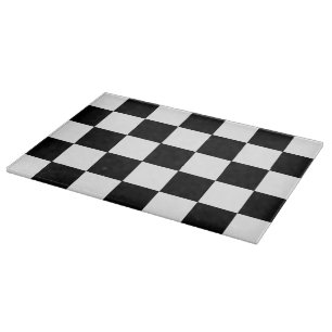 Retro Black and White Checkerboard Clearboard Boar