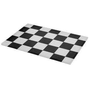 Retro Black and White Checkerboard Clearboard Boar