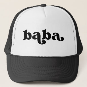 Retro Black and White Grandma Japanska Baba Keps