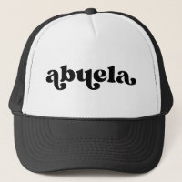 Retro Black and White Grandma Spain Abuela