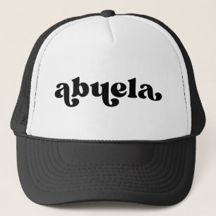 Retro Black and White Grandma Spain Abuela Keps