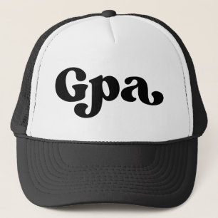 Retro Black and White Grandpa American Gpa Keps