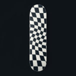 Retro Black and White Pastel Warpe Checkerboard Mini Skateboard Bräda 18,5 Cm<br><div class="desc">Perfekt,  skevad designkudde i pastel färg,  fullt av underbara vibes. Moderna,  förvrängda checkers i svart vitt färg. Den här trevliga,  psykedeliska designen tar dig till underlandet. Warped checkar in pastel färg. Snurra och vrida,  vrida kontroller,  kontrollerad mönster</div>