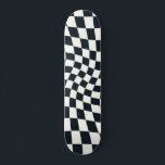 Retro Black and White Pastel Warpe Checkerboard Mini Skateboard Bräda 18,5 Cm<br><div class="desc">Perfekt,  skevad designkudde i pastel färg,  fullt av underbara vibes. Moderna,  förvrängda checkers i svart vitt färg. Den här trevliga,  psykedeliska designen tar dig till underlandet. Warped checkar in pastel färg. Snurra och vrida,  vrida kontroller,  kontrollerad mönster</div>