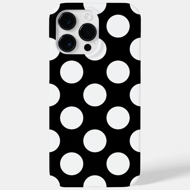 Retro Black and White Polka Dot (Baksida)