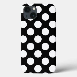 Retro Black and White Polka Dot