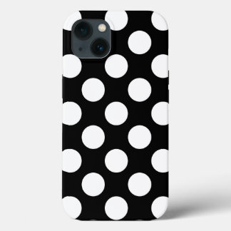 Retro Black and White Polka Dot