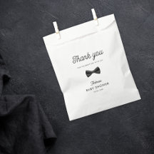 Retro Black Bow Tie Boy Shower Tack
