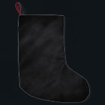 Retro Black Chalkboard 2-sidig utskrift Liten Julstrumpa<br><div class="desc">Den här roligten har en design som ser ut som en gammal smutsig krita, med utskriften på båda sidor. Den här teckningen har utseendet och struktur på en gammal svart stil-rityta som har skrivits, raderats och tvättats många gånger. Det bleknar ut till mycket mörk på kant för ett vinjett. Den...</div>