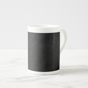 Retro Black Chalkboard Struktur Benporslin Mugg