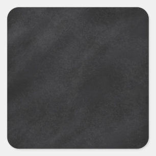 Retro Black Chalkboard Struktur Fyrkantigt Klistermärke