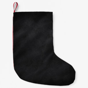 Retro Black Chalkboard Struktur Liten Julstrumpa