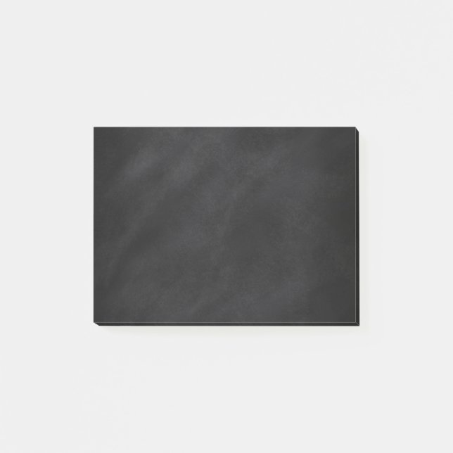 Retro Black Chalkboard Struktur Post-it Block (Framsida)