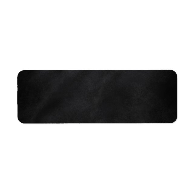 Retro Black Chalkboard Struktur Returadress Etikett (Framsidan)